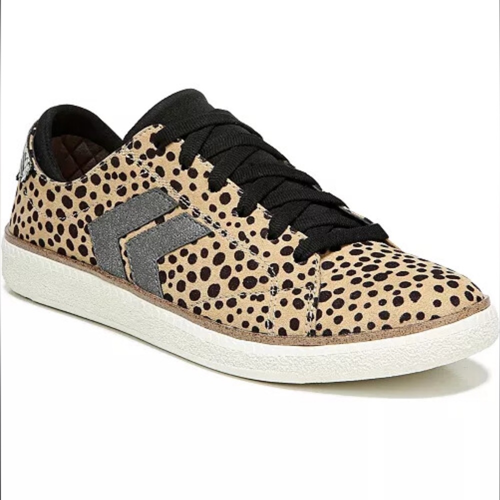 Dr. Scholl's Women's Leopard Print Sweet Kicks Oxford Comfy Sneakers Size 8